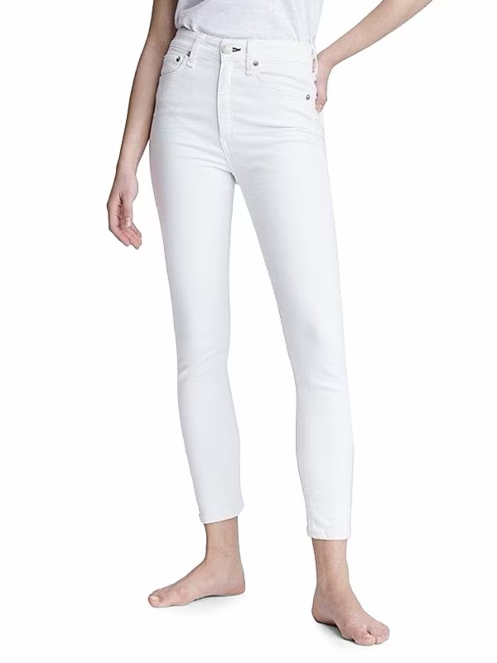 Rag & Bone • Nina High Rise Ankle Skinny Jeans